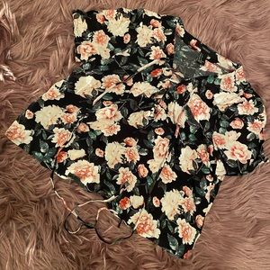 Forever 21 Floral Crop Top